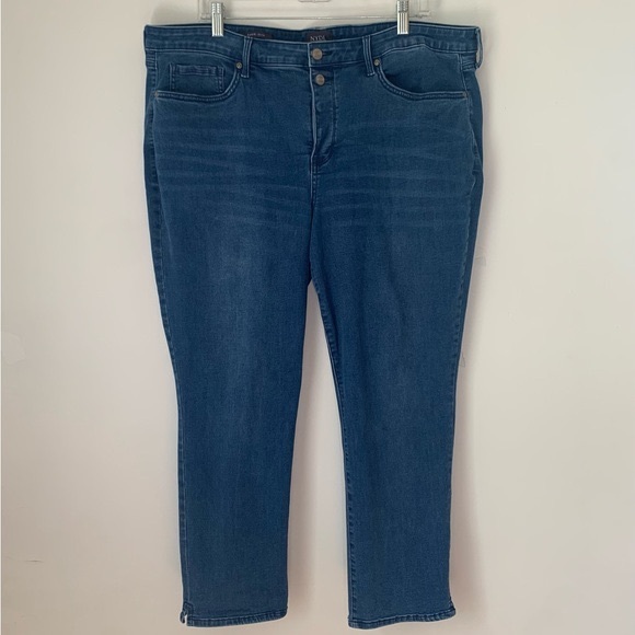 NYDJ Denim - NYDJ Sheri Slim Double Button Fly Ankle Jeans